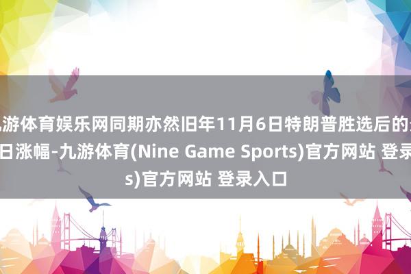 九游体育娱乐网同期亦然旧年11月6日特朗普胜选后的最大单日涨幅-九游体育(Nine Game Sports)官方网站 登录入口