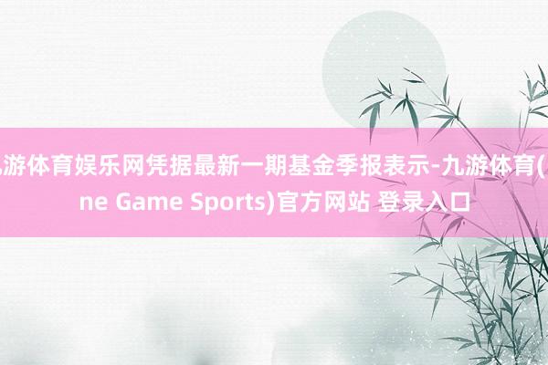 九游体育娱乐网凭据最新一期基金季报表示-九游体育(Nine Game Sports)官方网站 登录入口